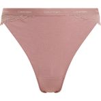 Calvin Klein Tanga Külot - Şık Ve Rahat Tasarım, S, 000QF7979E, Pembe, kadın