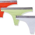 Calvin Klein Thonk 3PK 3'lü Kadın Tanga Beyaz XL