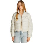 Calvin Klein UL DOWN SHINE PUFFER Kadın Ceket, Beyaz, XS