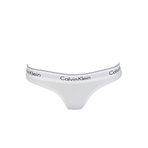 Calvin Klein Underwear kadın tanga, modern pamuk Beyaz (Beyaz 100) XS