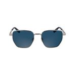 Calvin Klein Unisex Yetişkin Güneş Gözlüğü CK25100S - Açık Tabanca, Solid Blue Lensli, Işık Tabancası, Ölçü Birimi