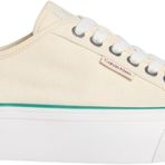 Calvin Klein VULC FLATFORM CTN LOGO TAG Kadın Spor Ayakkabı, Sarı, 38