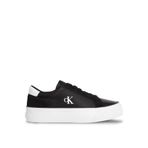 Calvin Klein VULC FLATFORM MG NYLON MIX Kadın Spor Ayakkabı, Siyah, 39