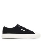 Calvin Klein VULC LACE UP CANVAS Kadın Spor Ayakkabı, Ck Black, 39