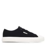 Calvin Klein VULC LACE UP CANVAS Kadın Spor Ayakkabı, Ck Black, 40