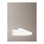 Calvin Klein Vulc Laceup Canvas Sneaker, 37, HW0HW02975YBR, Beyaz, Kadın