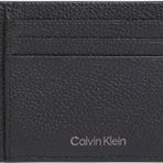 Calvin Klein Warmth id Cardholder Erkek Cüzdan, Siyah, Tek Beden