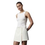 Calvin Klein WRAP SKIRT Kadın Etek, Beyaz, L