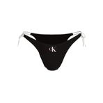 Calvin Klein Yandan Bağlamalı Logo Detaylı Bikini Altı, M, LV00Q61215, Siyah, Kadın