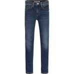 Calvin Klein Yüksek Bel Mavi Erkek Çocuk Denim Pantolon IB0IB017141BJ - 4 Yaş