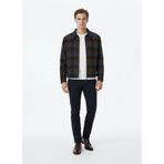 Calvin Klein Yün Fermuarlı Ceket, XL, LV04LD425G041, Kahverengi, Erkek
