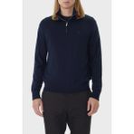 Calvin Klein Yünlü Regular Fit Yarım Fermuarlı Dik Yaka Kazak LV04LD318GCEF Erkek Kazak LV04LD318G Cef - Lacivert - S