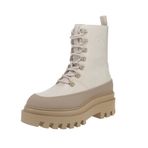 Calvin Klein YW0YW01110 Flatform Lace Up Boot LTH Bej Kadın Bot