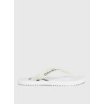 Calvin Klein YW0YW01246-YBR Beyaz Kadın Plaj Terliği