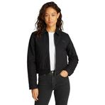 Calvin Klein ZIP THROUGH COTTON JACKET Kadın Ceket, Siyah, XS