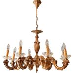 Calvo 8 Kollu Eskitme Gold Avize - Eskitme - Gold