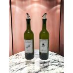 Cam 2Li 750 Ml Koyu Renkli Sızdırmaz Zeytinyağı Ve Ayçiçek Yağı Şişesi Yağdanlık