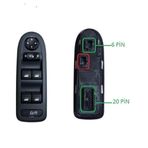 CAM ACMA DÜGMESİ 308 2008-2013 508-C5 III 2010-26 PİN 6490.28-6490.QY