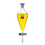 Cam Ayırma Hunisi 60 ml - Teflon Musluklu Tıpalı - Şilif Ns:14/23