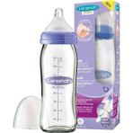 Cam Biberon 240ML, Güvenle Kullanışlı ve Şık Tasarım, Sağlıklı Beslenme Için Ideal - Amber