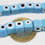 Cam Boncuk 8mm*7mm/10 Adet (11351-1)