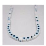 Cam Boncuk Dizi 8mm*7mm (11345)