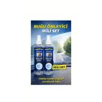 Cam Buğu Önleyici Sprey 250 Ml 2'Li Takım 2025 Üretimli Üstün Performanslı
