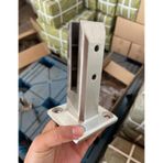 Cam çit direkleri 304 Paslanmaz Çelik Siyah Cam Tıkaç Korkuluk Direk Kelepçe Braketi Havuz Çiti Bahçe Güverte Balkon Merdiven Küpeşte Gümüş Kaplama 16 cm Yükseklik 37 Parça.