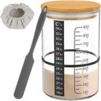 Cam Ekşi Maya Kavanozu 730ML Fermantasyon Kabı Tankı (Yurt Dışından) - Renkli