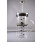 Cam French Press 700 ml – Paslanmaz Çelik Filtreli Kahve ve Çay Demliği | Isıya Dayanıklı Borosilikat Cam | Yeniden Kullanılabilir Demleme Presi | Şık ve Dayanıklı Tasarım