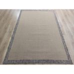 Çam Halı 9709 Bej Gri 80x300 cm Bordürlü Jüt Sisal Kilim