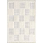 ÇAM HALI ALAÇATI 7807 KREM İskandinav Desenli Koridor Halısı Kesme Yolluk Mutfak Halısı Modern Salon, Krem 2, 120 x 450