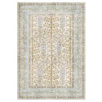 Çam Halı Anatolia 32-062 Etnik Eskitme Desenli Dokuma Tabanlı Yıkanabilir Şönil Salon ve Oda Halısı, Multi 13, 250 x 350
