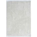 Çam Halı Aspendos 2213 Krem Koridor Halısı Kesme Yolluk Mutfak Halısı Modern Salon Halısı, Krem 2, 120 x 200