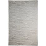 Çam Halı Emboss JR 10 White Modern Desen Yeni Zellanda Yünü ve Viskon El Dokuması Halı