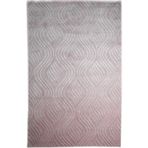 Çam Halı Emboss JR10 Pink Modern Desen Yeni Zellanda Yünü ve Viskon El Dokuması Halı