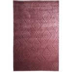 Çam Halı Emboss JR10 Rose Modern Desen Yeni Zellanda Yünü ve Viskon El Dokuması Halı