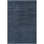 Çam Halı Enoks 6106 100x200 cm Mavi Siyah Romans Halı Modern Desenli Makine Halısı