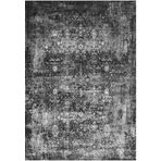 Çam Halı Gloria TD67802 Siyah Klasik Desen Dokuma Saçaklı Kilim