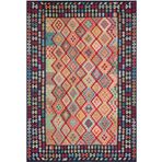 Çam Halı Gloria TD750 Multi Etnik Desen Dokuma Saçaklı Kilim
