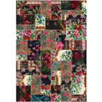 Çam Halı Gloria TD762 Multi Karabağ Patchwork Desen Dokuma Saçaklı Kilim