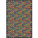 Çam Halı Gloria TD79902 Multi Etnik Desen Dokuma Saçaklı Kilim