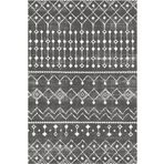 Çam Halı Gloria TD86202 Gri İskandinav Tarzı Dokuma Saçaklı Kilim