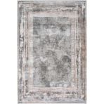 Çam Halı Naturel 1703 Gri Vizon 80x150 cm Romans Halı Modern Desenli Makine Halısı