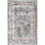 Çam Halı Naturel 1703 Gri Vizon 80x300 cm Romans Halı Modern Desenli Makine Halısı