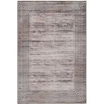 Çam Halı Naturel 1706 Gri 80x300 cm Romans Halı Modern Eskitme Desenli Makine Halısı