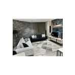 Çam Halı Side 1401 Gri İskandinav Desenli Koridor Halısı Kesme Yolluk Mutfak Halısı Modern Salon Ha, Gri, 120 x 350