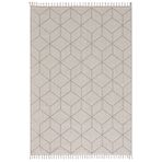 Çam Halı Side 1407 Beyaz İskandinav Desenli Koridor Halısı Kesme Yolluk Mutfak Halısı Modern Salon H, Beyaz, 160 x 230