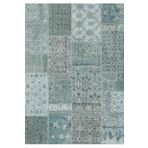 Çam Halı Siesta Patchwork 32-459 Etnik Eskitme Desenli Dokuma Tabanlı Yıkanabilir Şönil Salon ve Oda, Multi 25, 190 x 290