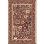 Çam Halı Siesta Vintage 32-540 Etnik Eskitme Desenli Dokuma Tabanlı Yıkanabilir Şönil Salon ve Oda H, Multi 6, 75 x 300